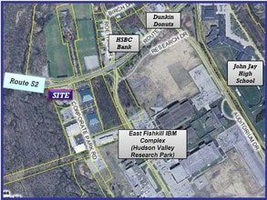 1906 Rt 52, East Fishkill, NY - Aérien  Vue de la carte