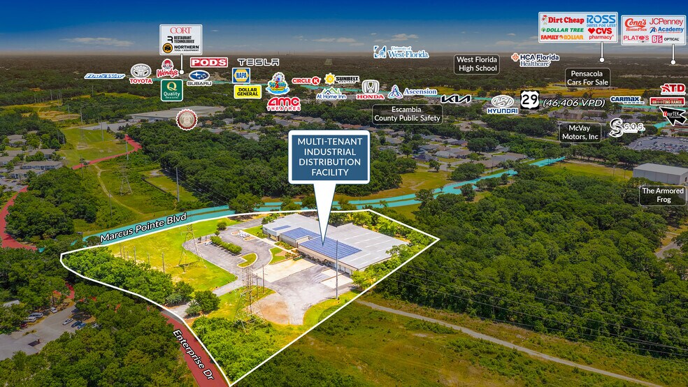 6020 Enterprise Dr, Pensacola, FL à vendre - Photo du bâtiment - Image 3 de 6