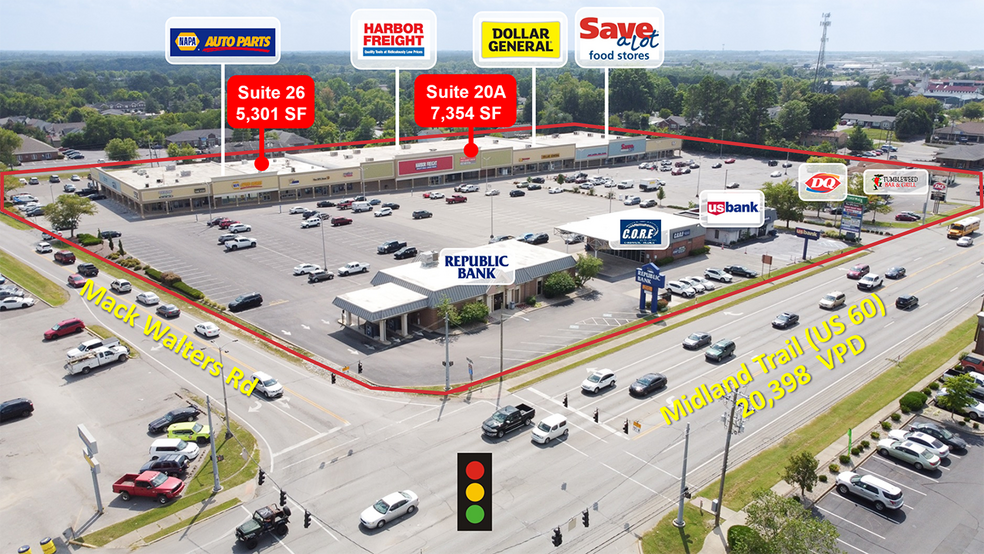 11-26 Village Plaza Dr, Shelbyville, KY for lease - Aerial - Image 2 of 10