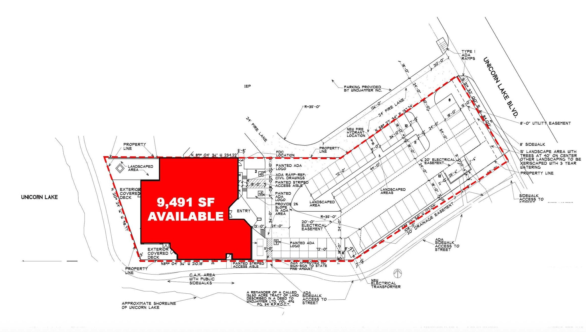 3350 Unicorn Lake Blvd, Denton, TX for lease Site Plan- Image 1 of 9