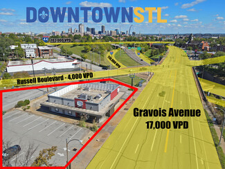 Plus de détails pour 1807 Gravois Ave, Saint Louis, MO - Vente au détail à louer