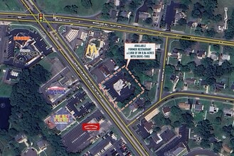 1858 Burlington Mount Holly Rd, Mount Holly, NJ - AERIAL  map view