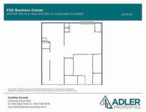 5101 NW 21st Ave, Fort Lauderdale, FL à louer Plan d’étage- Image 2 de 6