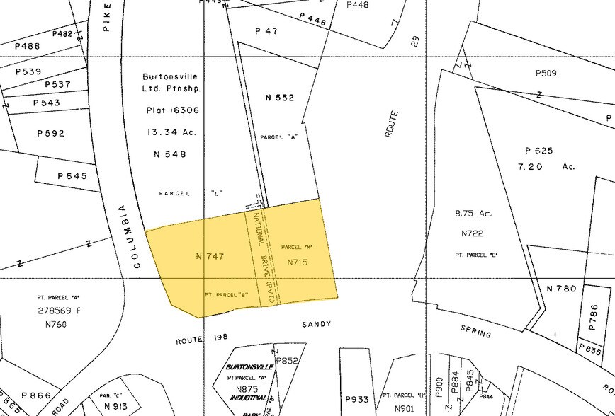 3905 National Dr, Burtonsville, MD à louer - Plan cadastral - Image 2 de 5