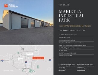 More details for 1100-1170 Marietta Way, Sparks, NV - Flex for Lease