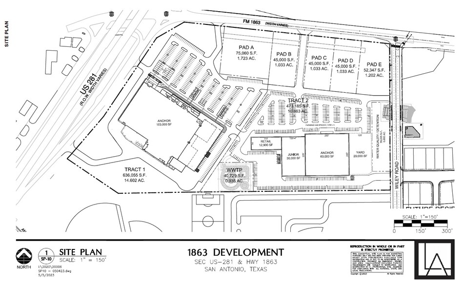 3280 Fm-1863, Bulverde, TX à louer - Plan de site - Image 3 de 3