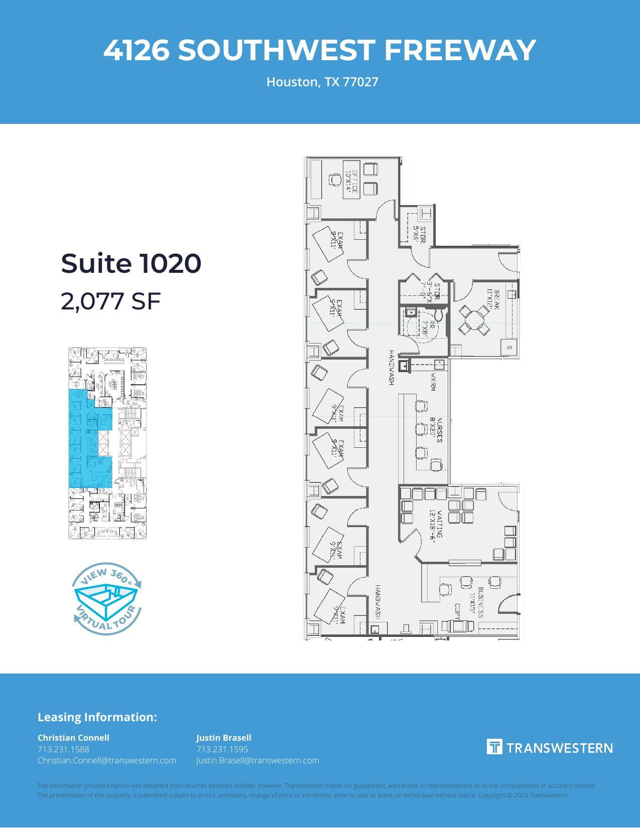 4126 Southwest Fwy, Houston, TX for lease Floor Plan- Image 1 of 1