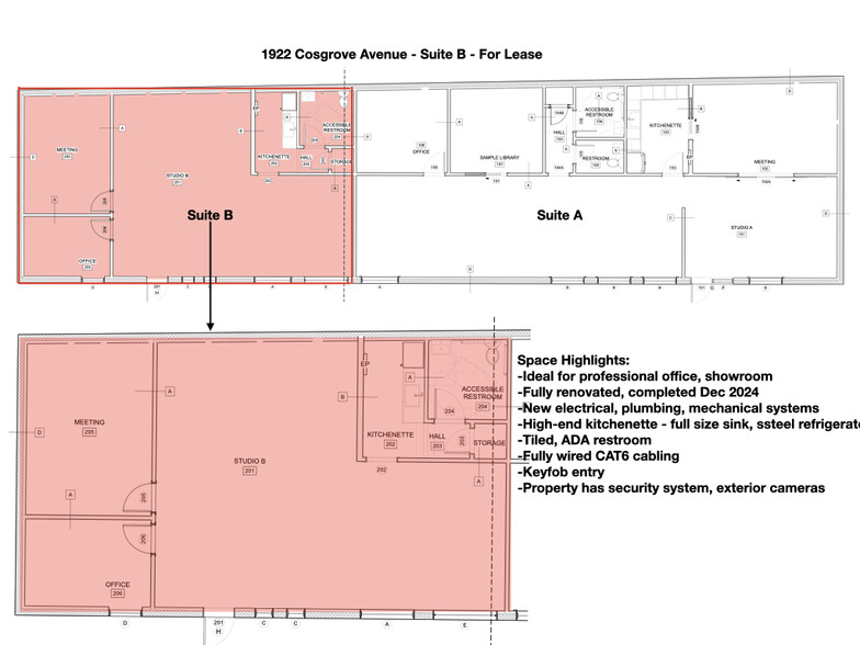 1922 Cosgrove Ave, North Charleston, SC for lease - Floor Plan - Image 2 of 4