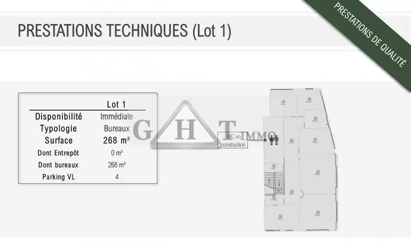 Office in Arcueil for lease - Floor Plan - Image 2 of 21
