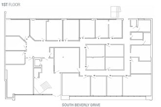 420 S Beverly Dr, Beverly Hills, CA à louer Plan d’étage- Image 1 de 1