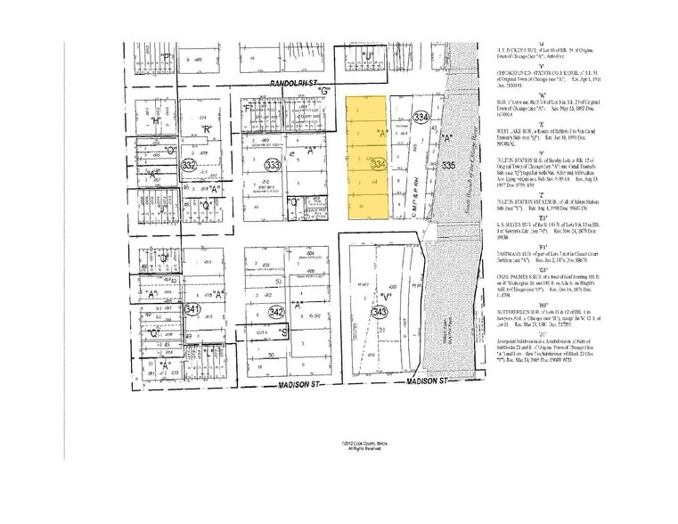 111 N Canal St, Chicago, IL for lease - Plat Map - Image 2 of 37