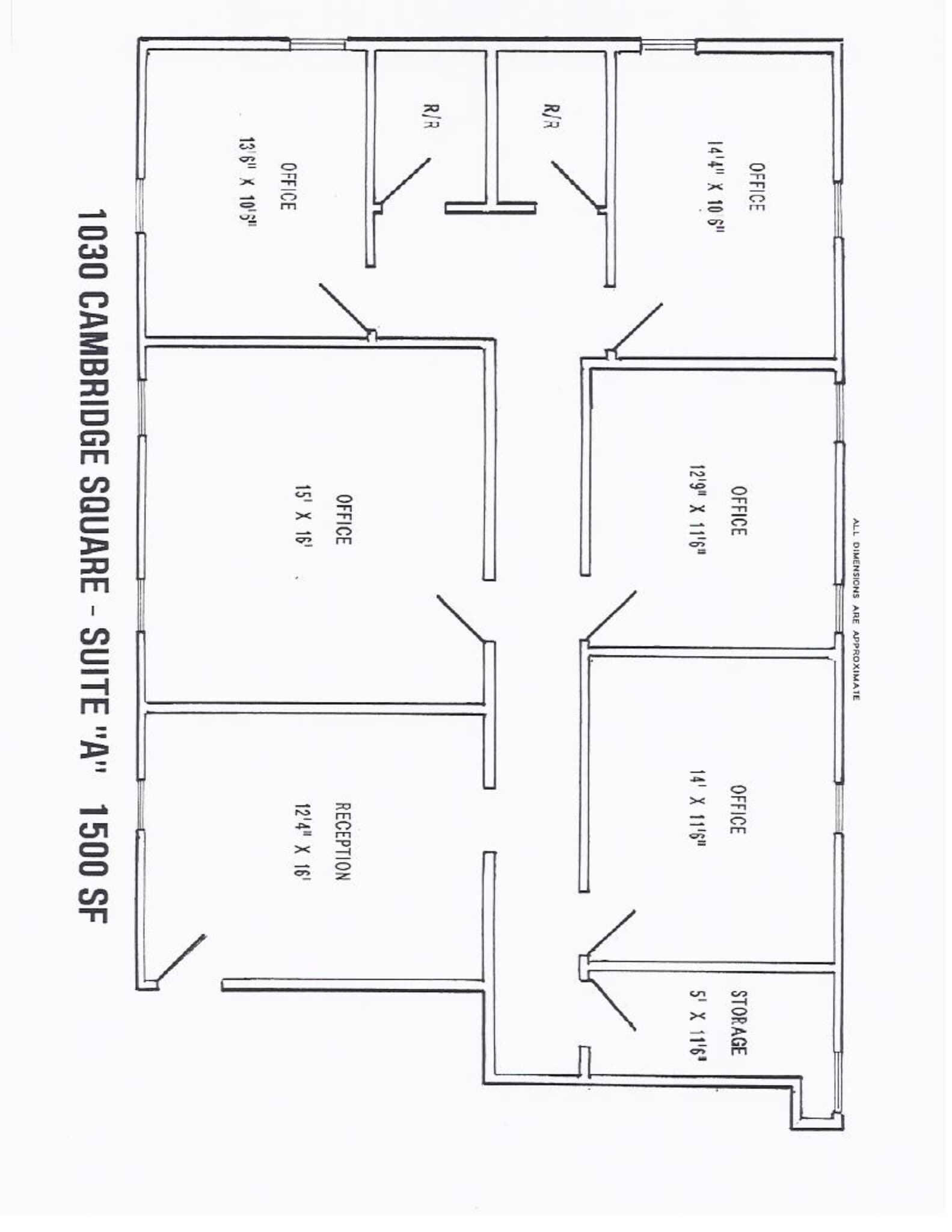 1030 Cambridge Sq, Alpharetta, GA for lease Floor Plan- Image 1 of 1