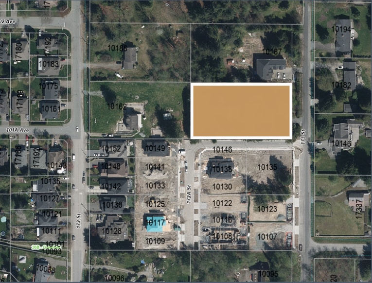 10165 173 St, Surrey, BC for sale Aerial- Image 1 of 1