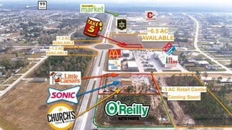 More details for Commercial Corner- San Marcos & San Felipe, Cleveland, TX - Land for Sale