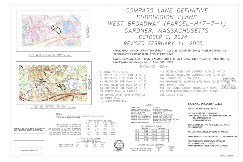 W Broadway, Gardner, MA à vendre - Plan cadastral - Image 2 de 6