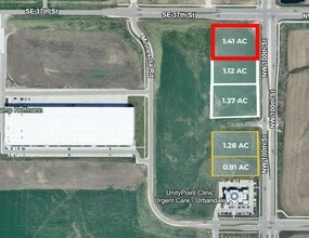 5240 100th Street, Johnston, IA - AERIAL map view