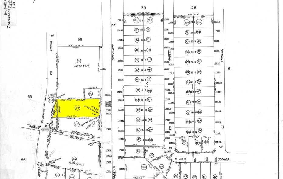 17259-17331 Hesperian Blvd, San Lorenzo, CA à louer - Plan cadastral - Image 2 de 8