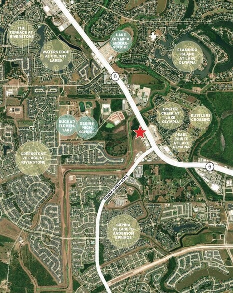 8130 Highway 6, Missouri City, TX for lease - Aerial - Image 2 of 13