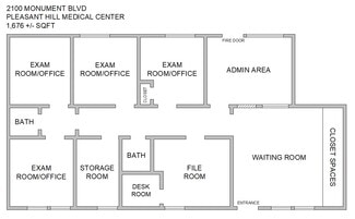 Plus de détails pour 2100 Monument Blvd, Pleasant Hill, CA - Bureau/Médical à louer