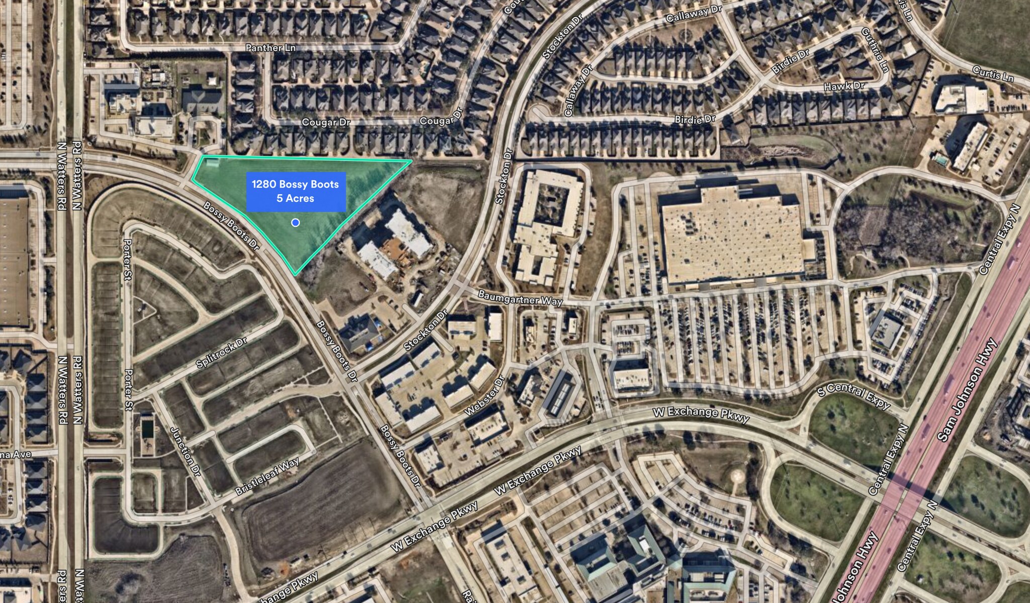 1280 Bossy Boots dr, Allen, TX for sale Aerial- Image 1 of 2