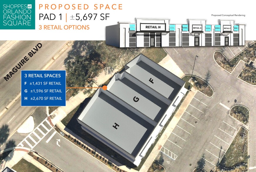 3111-3201 E Colonial Dr, Orlando, FL à louer - Photo du bâtiment - Image 3 de 10