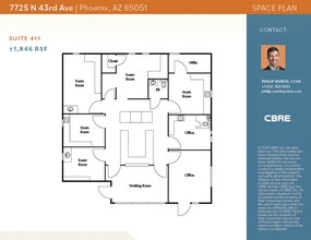 7725 N 43rd Ave, Phoenix, AZ for lease Floor Plan- Image 1 of 1