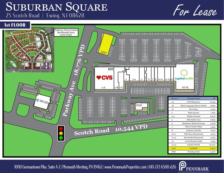 25 Scotch Rd, Ewing, NJ for lease - Site Plan - Image 3 of 4