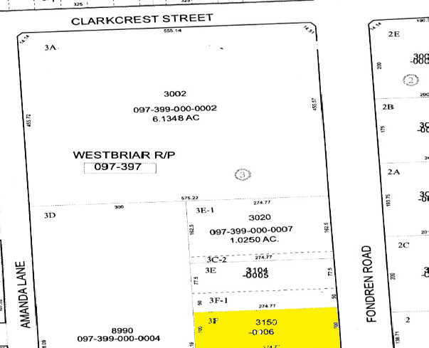 3150 Fondren Rd, Houston, TX à louer - Plan cadastral - Image 2 de 3