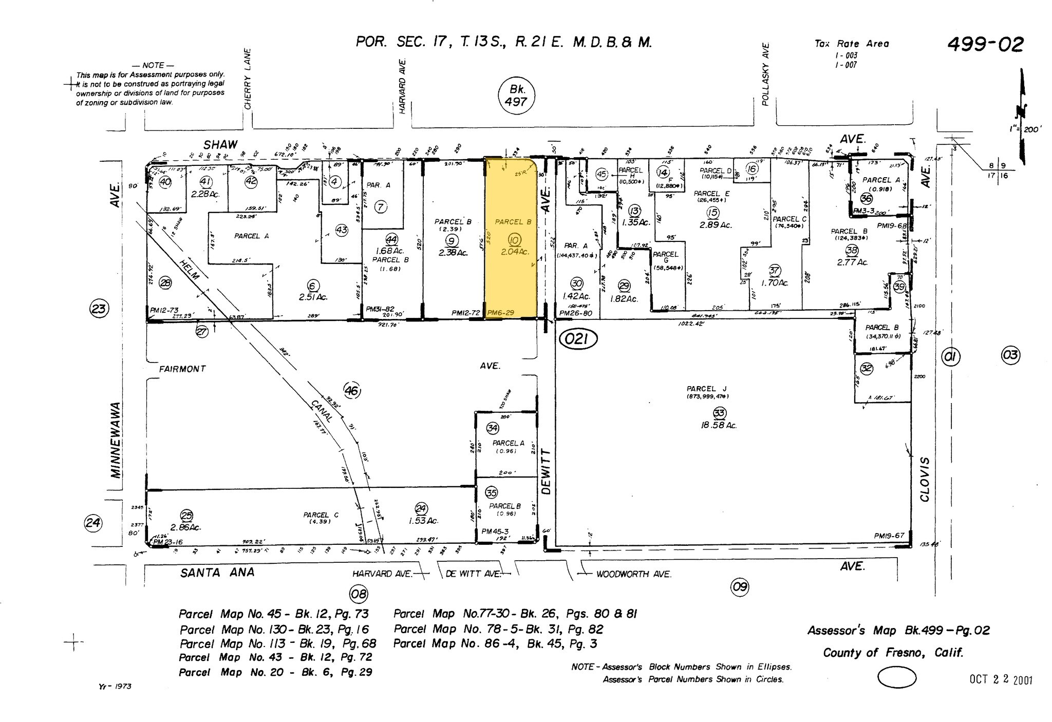 334 Shaw Ave, Clovis, CA for sale Plat Map- Image 1 of 1