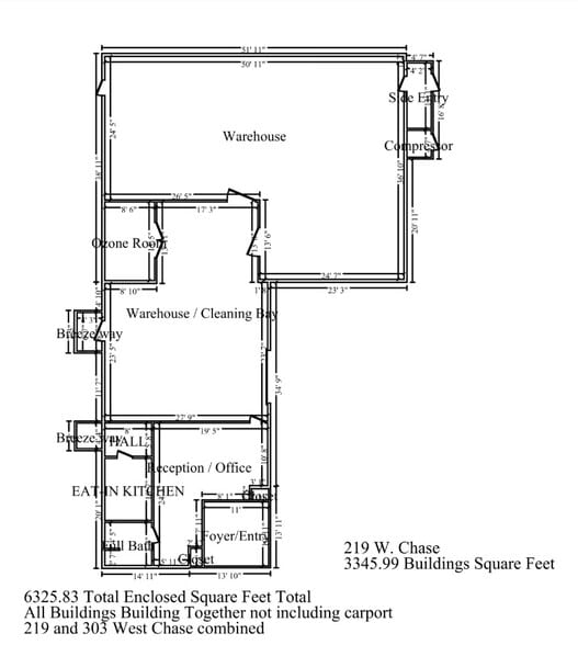 219 & 303 W Chase st, Springfield, MO for lease - Floor Plan - Image 2 of 68