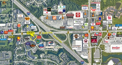 4322 E Southport Rd, Indianapolis, IN - Aérien  Vue de la carte