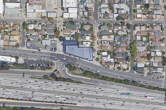 1625 Riverside Dr, Los Angeles, CA - AERIAL map view