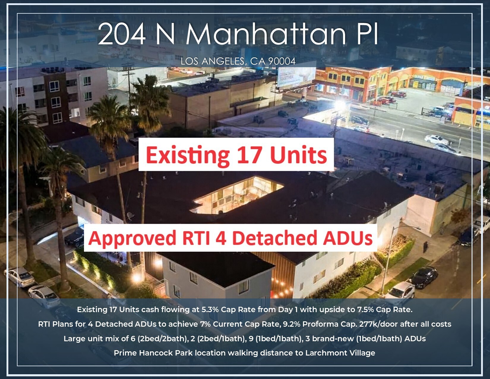 204 N Manhattan Pl, Los Angeles, CA à vendre Photo du bâtiment- Image 1 de 32