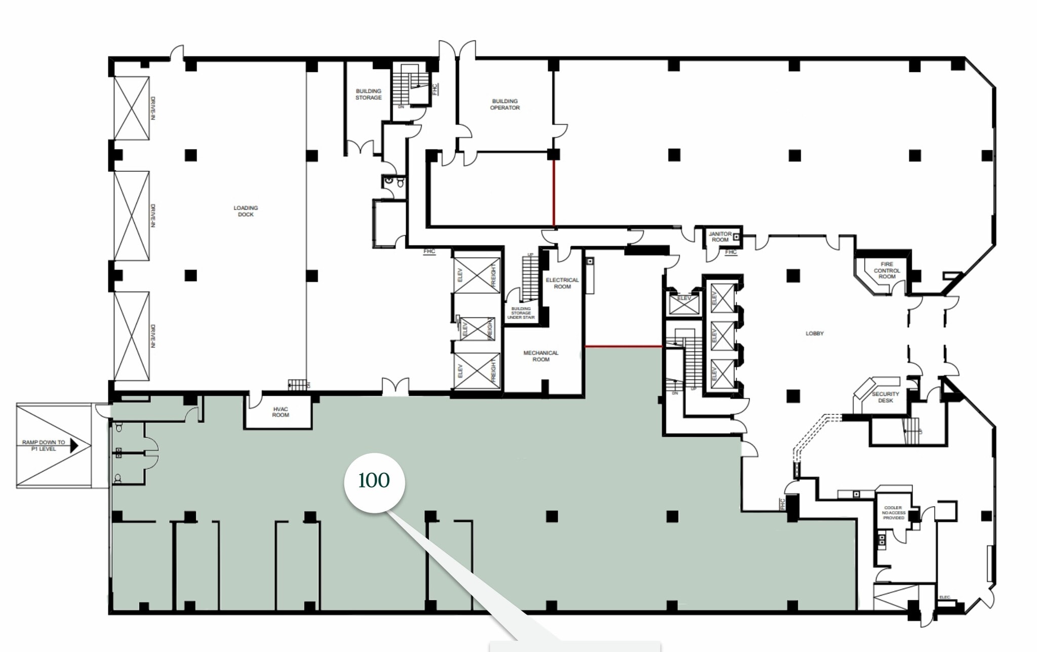 555 Richmond St W, Toronto, ON à louer Plan d’étage- Image 1 de 1