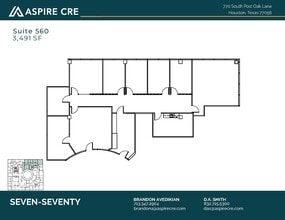 770 S Post Oak Ln, Houston, TX for lease Floor Plan- Image 1 of 5