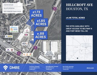 Plus de détails pour 14408 Hillcroft St, Houston, TX - Terrain à vendre
