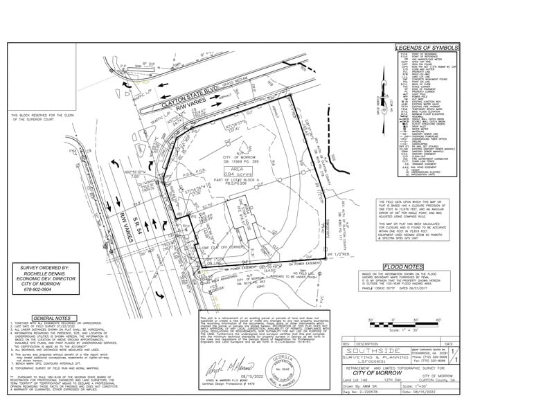 5854 Jonesboro Rd, Morrow, GA for lease - Site Plan - Image 3 of 6