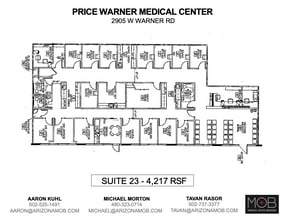 2905 W Warner Rd, Chandler, AZ for lease Floor Plan- Image 1 of 1