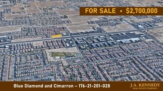 More details for Blue Diamond Rd and Cimarron Rd, Las Vegas, NV - Land for Sale