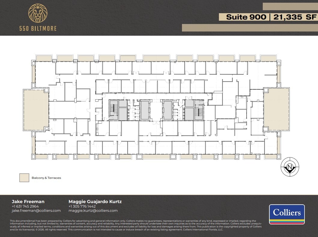 550 Biltmore Way, Coral Gables, FL for lease Floor Plan- Image 1 of 1