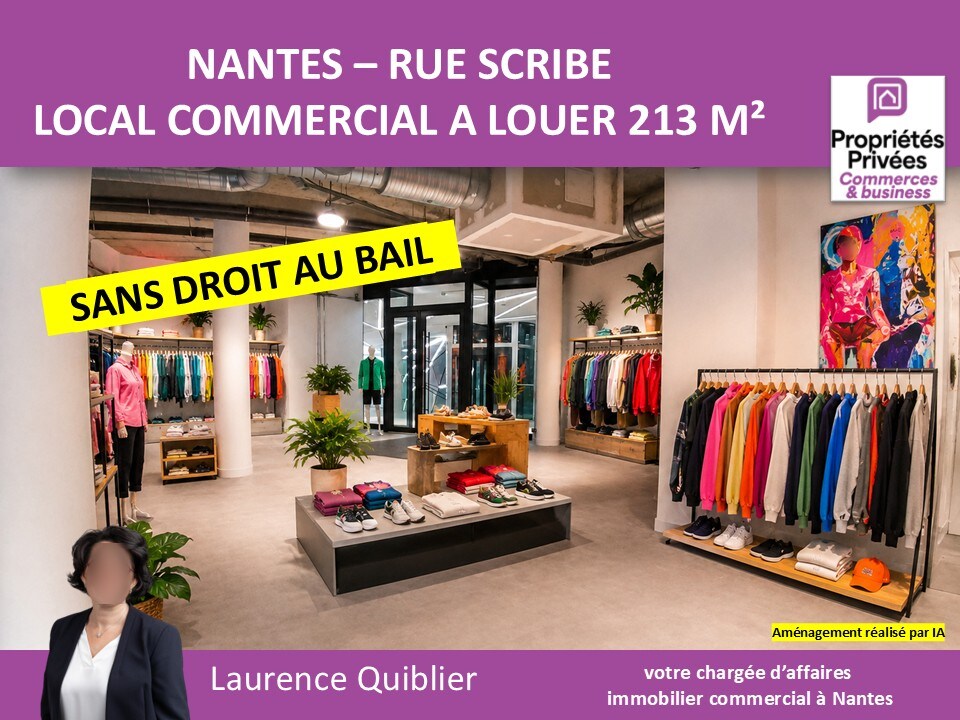 Commerce de détail dans Nantes à louer Photo du bâtiment- Image 1 de 12
