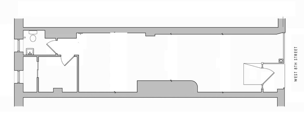 58-60 W 8th St, New York, NY à louer - Plan d’étage - Image 2 de 6