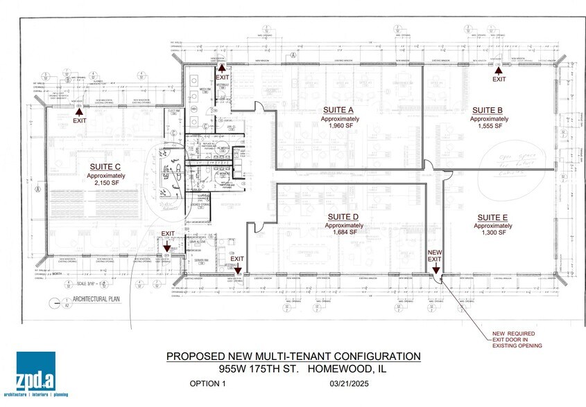 955 175th St, Homewood, IL à vendre - Plan cadastral - Image 2 de 12