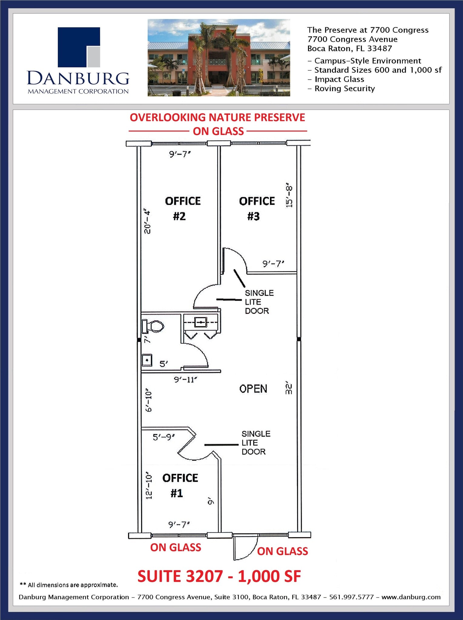 7700 Congress Ave, Boca Raton, FL for lease Floor Plan- Image 1 of 1