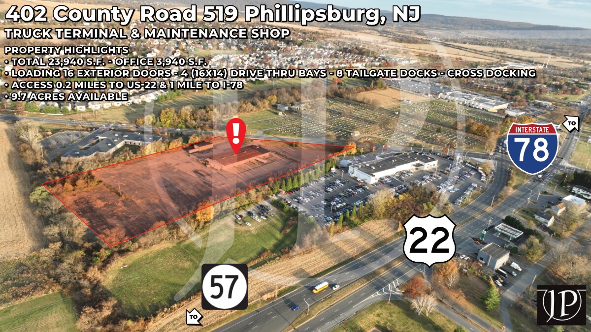 402 County Road 519, Phillipsburg, NJ à vendre Photo du bâtiment- Image 1 de 36