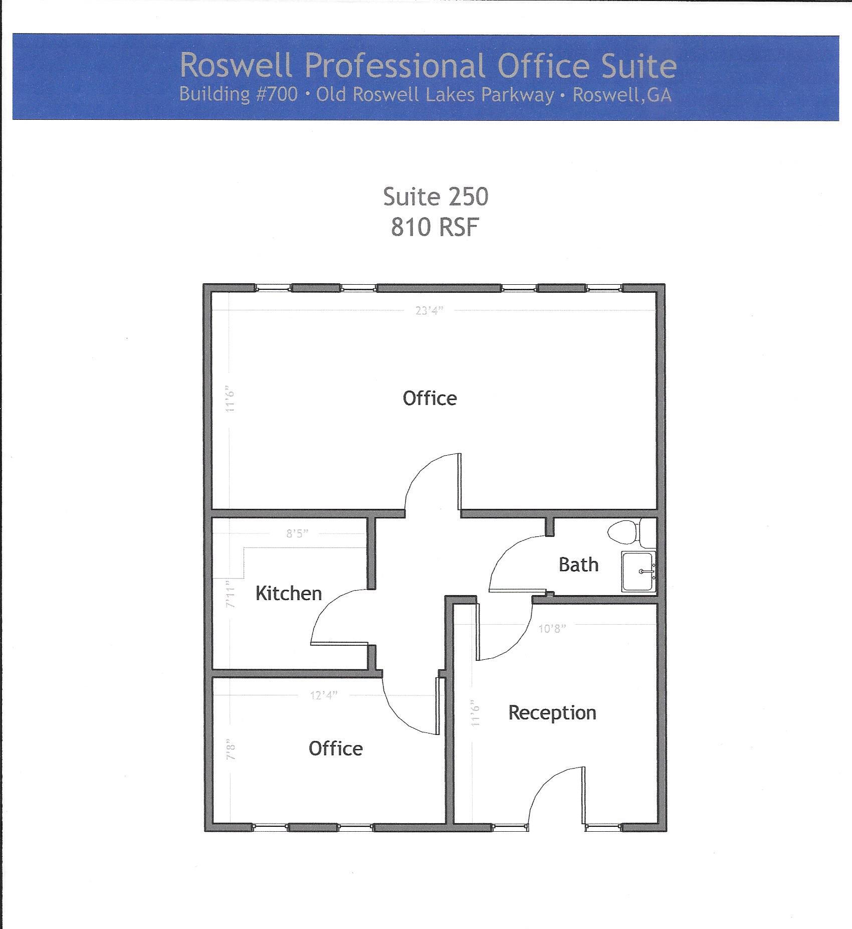 700 Old Roswell Lakes Pky, Roswell, GA à louer Plan d  tage- Image 1 de 1