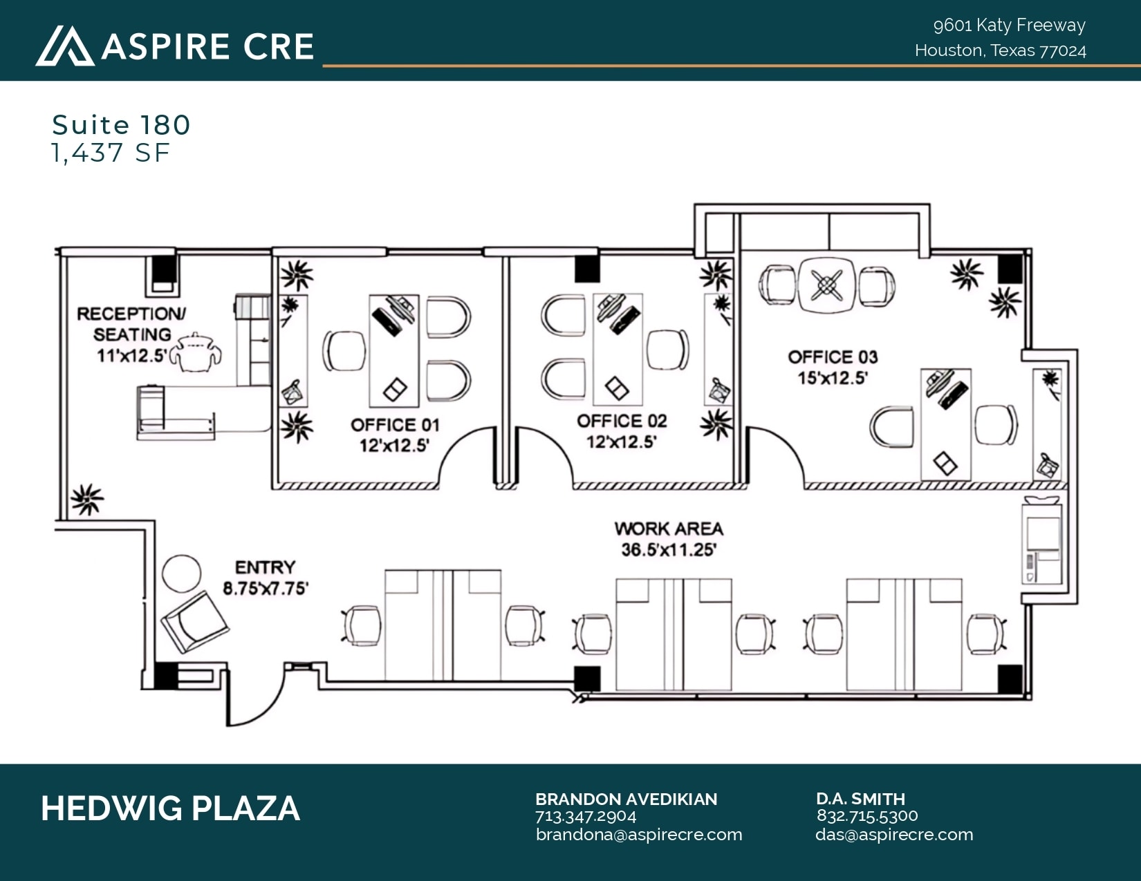 9601 Katy Fwy, Houston, TX for lease Floor Plan- Image 1 of 1