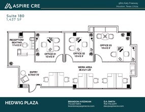 9601 Katy Fwy, Houston, TX for lease Floor Plan- Image 1 of 1