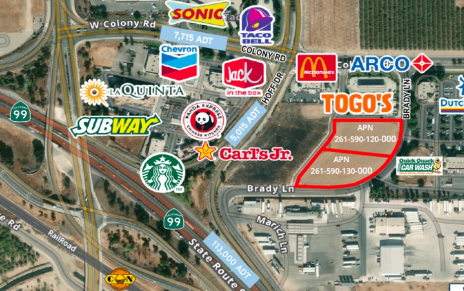 Freeway Commercial Pads portefeuille de 2 propriétés à vendre sur LoopNet.ca - Photo du bâtiment - Image 2 de 2