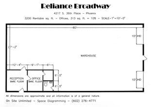 4208-4248 S 36th Pl, Phoenix, AZ for lease Floor Plan- Image 1 of 1